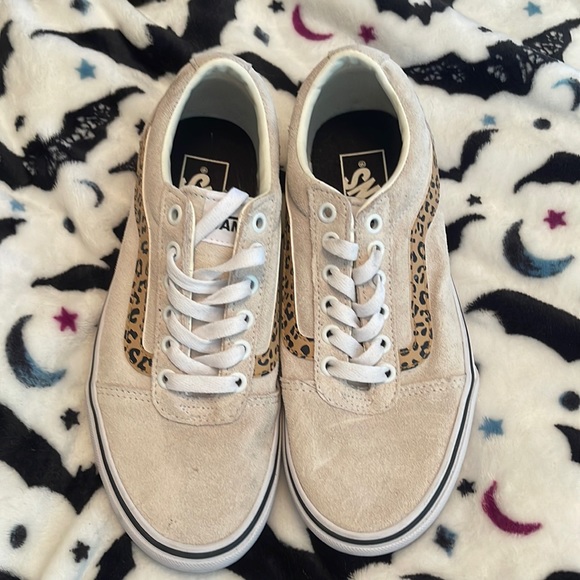 Vans Ward Women's Shoes 7.5, Marshmallow Cheetah - Picture 2 of 7